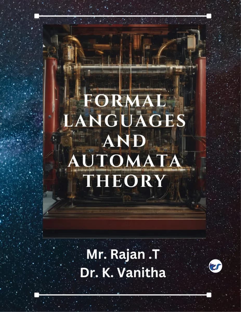 Formal Languages And Automata Theory