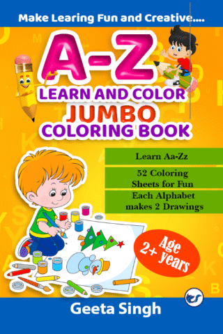 A-Z Jumbo Colouring Book: A-Z Learn And Colour