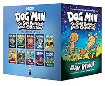 Dog Man: The Supa Buddies Mega Collection (Dog Man #1-10 Boxed Set)