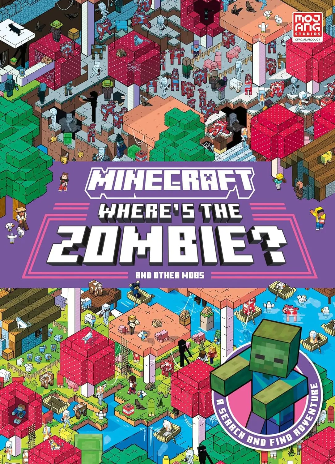91Qxqx6bKL._SL1500_.jpg MINECRAFT WHERE’S THE ZOMBIE?: Search and Find Adventure