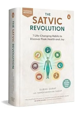 9780143475187 hardcover The Satvic Revolution: 7 Life-Changing Habits to Discover Peak Health and Joy