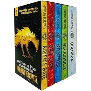 Power of Five Books Collection 5 Books Set by Anthony Horowitz (Raven's Gate, Evil Star, Night Rise, Necropolis & Oblivion)