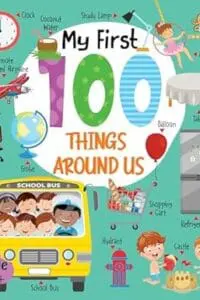 Booktopus Board Book - My First 100 Things Around Us - Early Learning Books for Kids - Picture Books for Baby 4+ Years