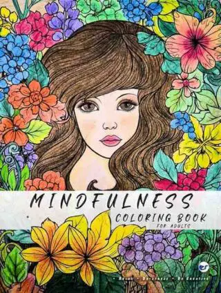 mindfulness and anti stress coloring book with relaxing patterns for adults | anxiety relief coloring book.