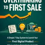 from overthinking to first sale: a simple 7 day system to launch your first digital product without an audience, personal brand, or tech skills